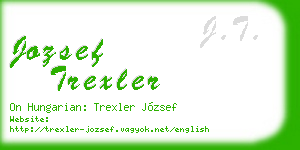 jozsef trexler business card