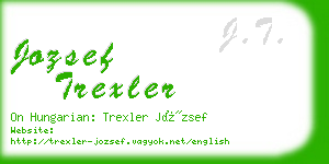 jozsef trexler business card